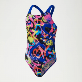 Speedo Girl Digital Allover Powerback